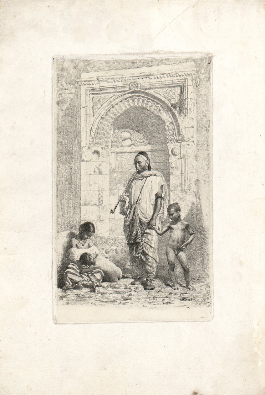 Famille marocaine - Marià Fortuny Marsal