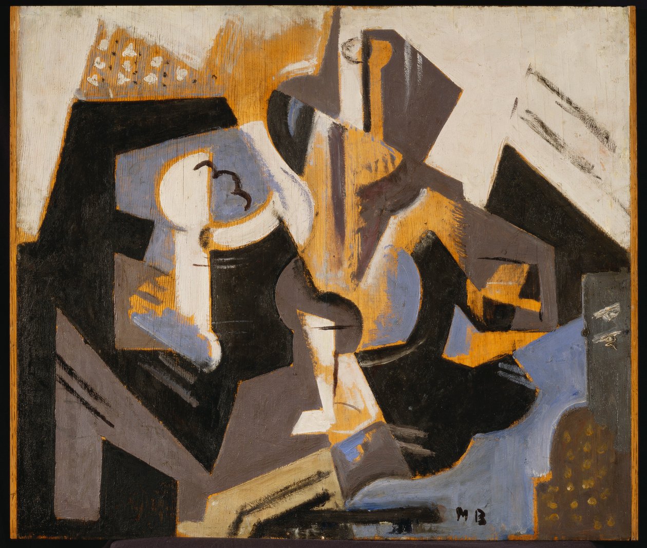 Nature morte cubiste en bleu et gris - Maria Blanchard