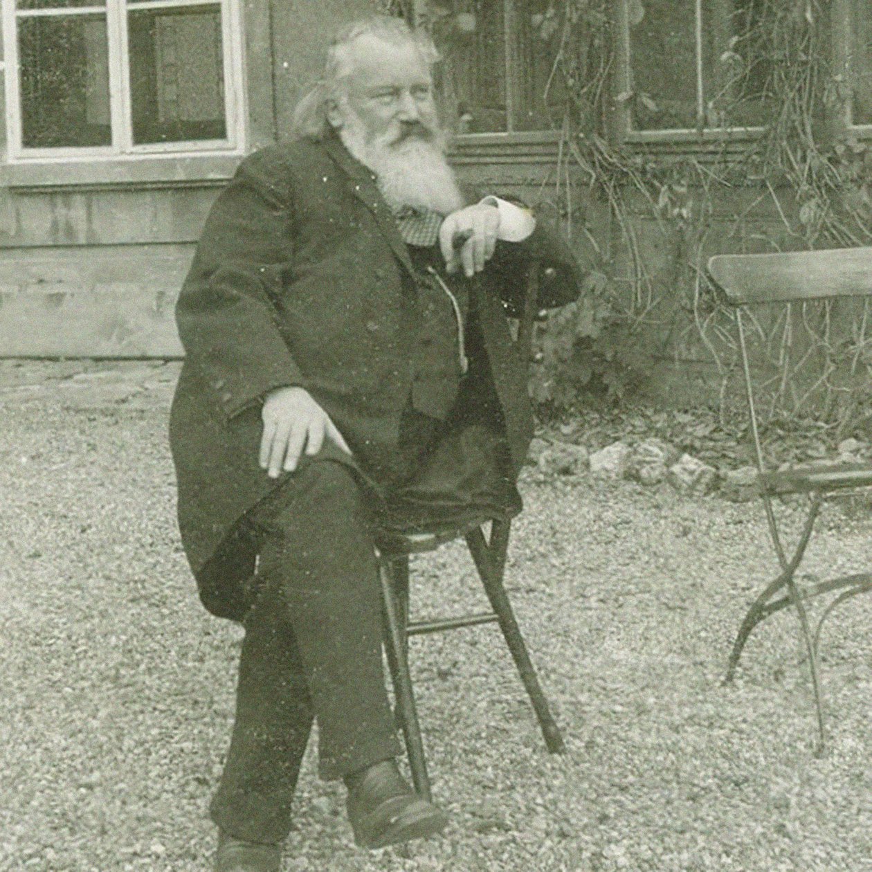 Portrait du compositeur Johannes Brahms 1833-1897, 1894 - Maria Fellinger