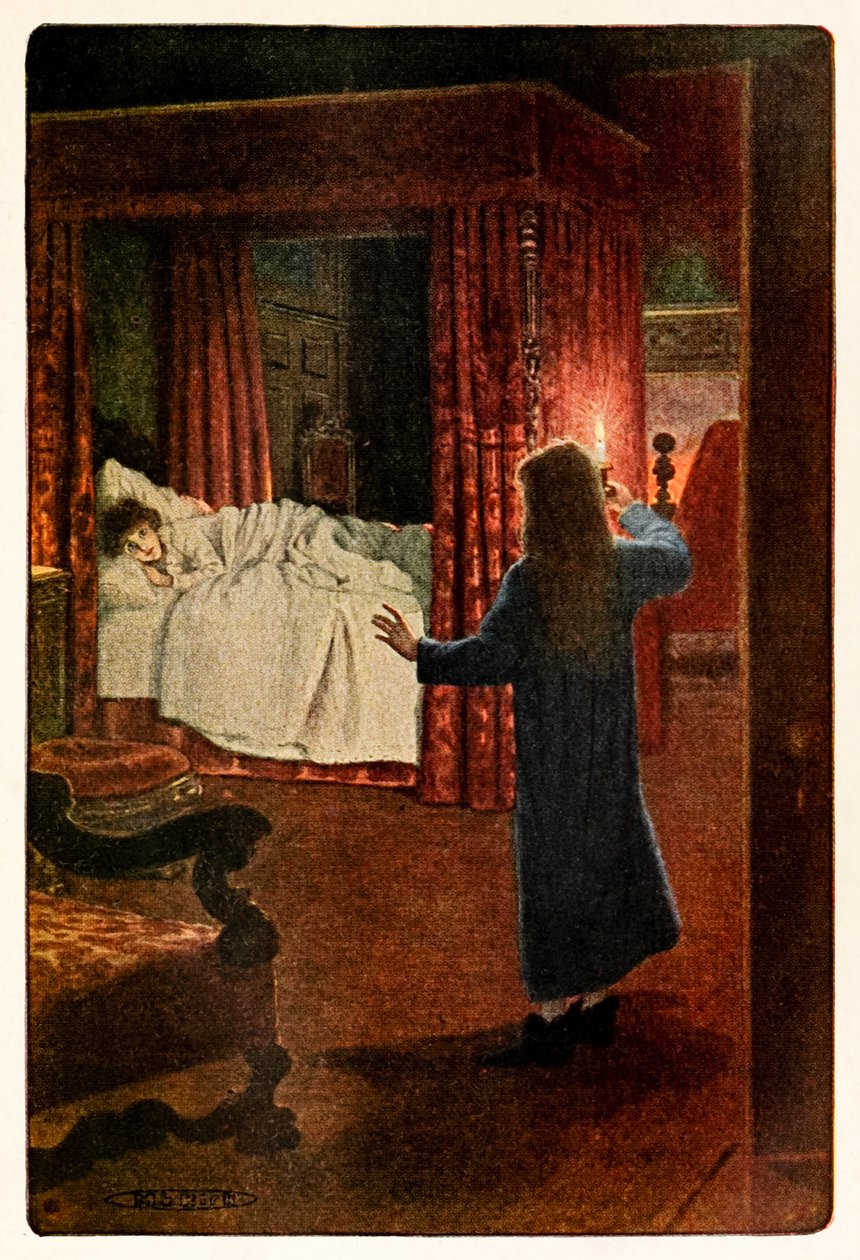 Qui êtes-vous ? - Êtes-vous un fantôme ? de The Secret Garden par Frances Hodgson Burnett (1849-1924) - Maria Louise Kirk
