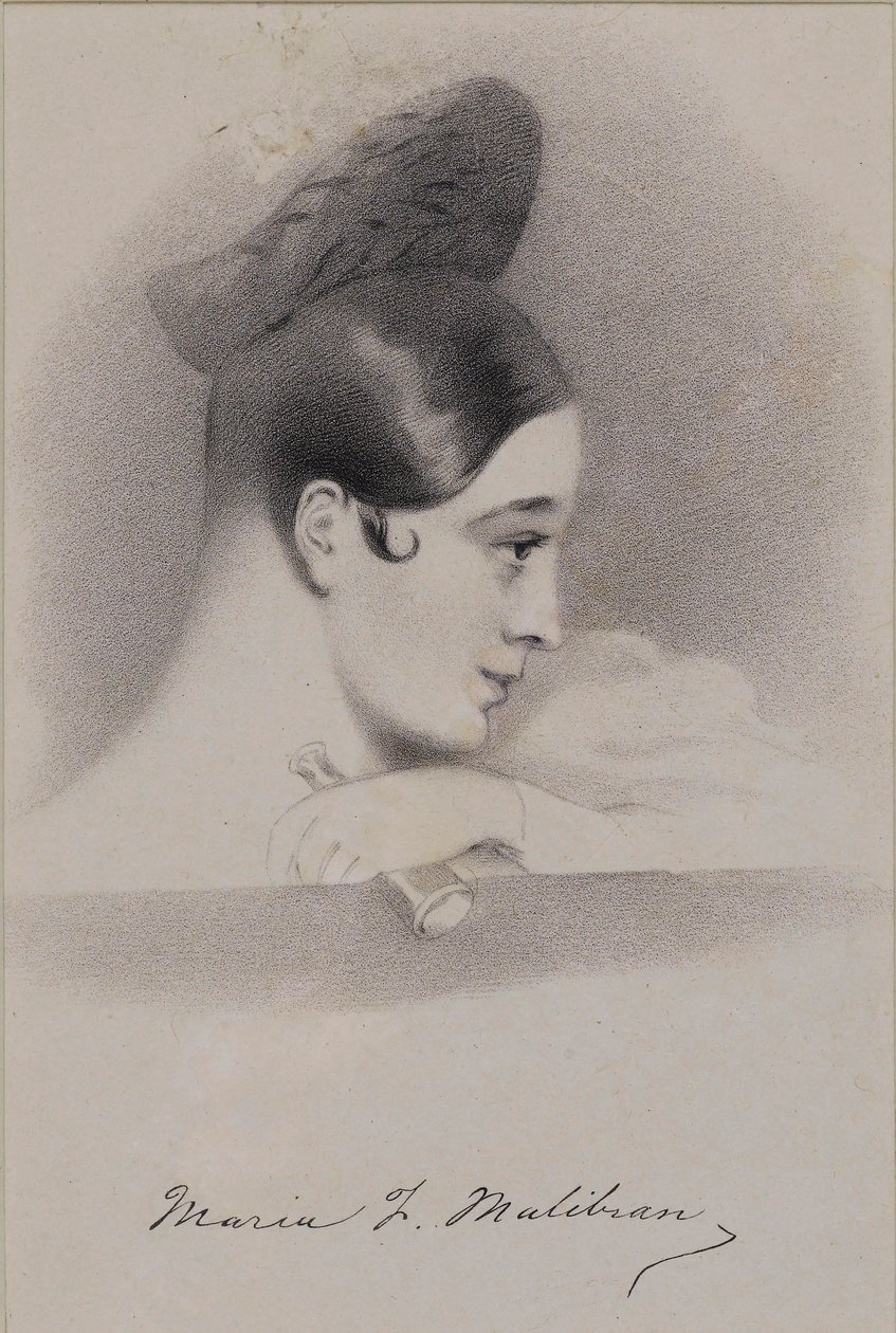 Autoportrait - Maria Malibran Garcia