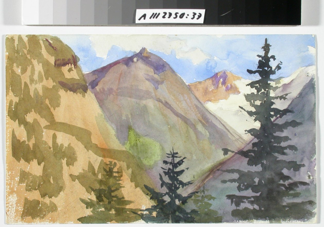 Paysage alpin - Maria Wiik