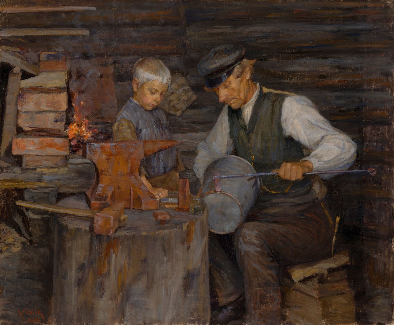 Dans la forge - Maria Wiik