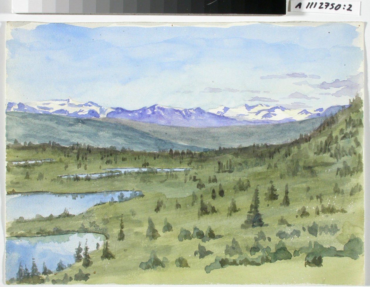 Étude de paysage de Norvège - Maria Wiik