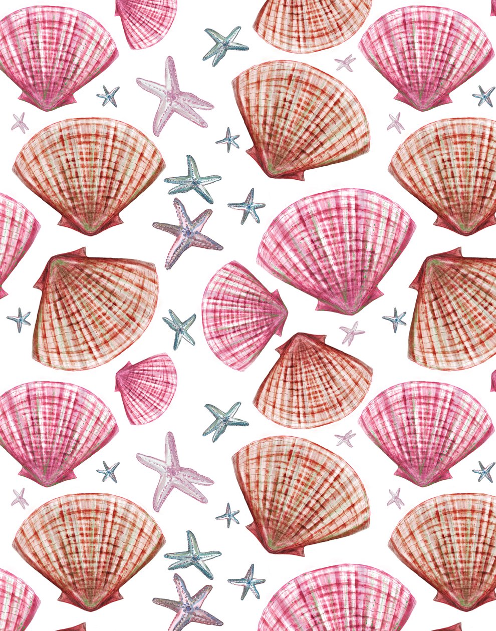 Coquillages de mer de Whitstable, 2020 (aquarelle sur papier)