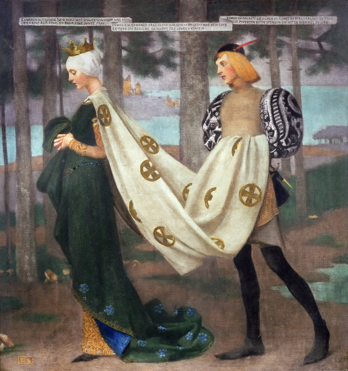 La Reine et le Page, 1896 - Marianne Stokes