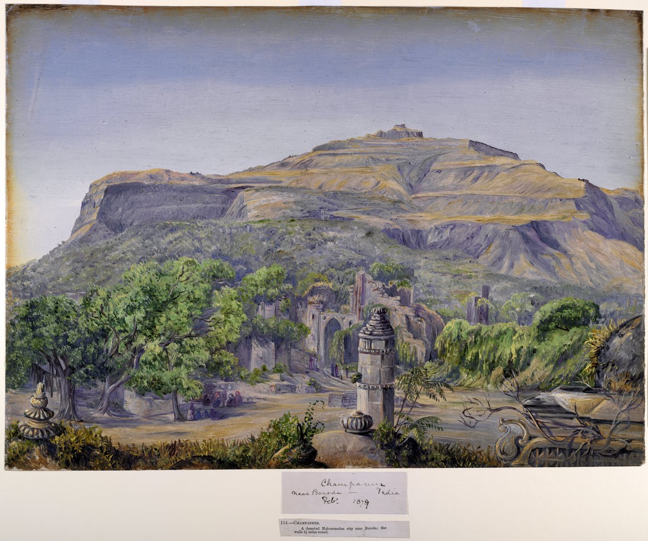 Champaneer, près de Baroda, Inde - Marianne North
