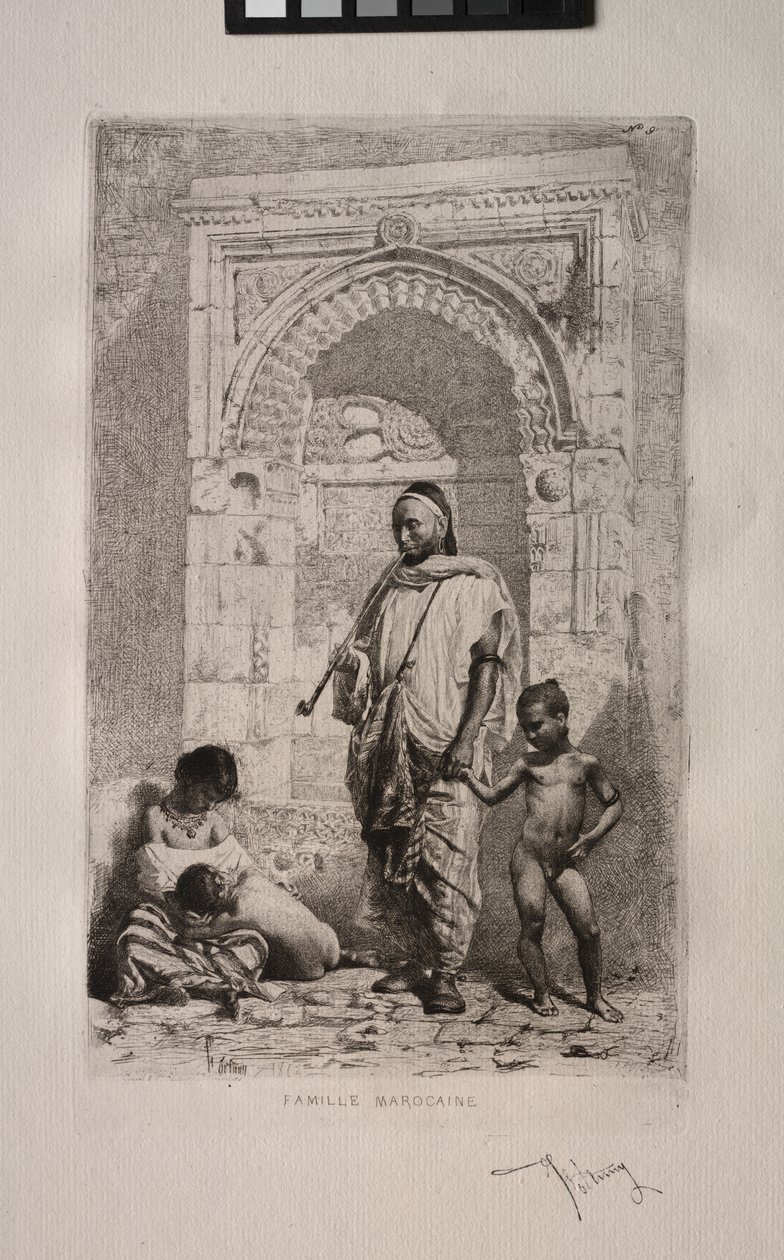 Famille marocaine - Mariano Fortuny y Marsal