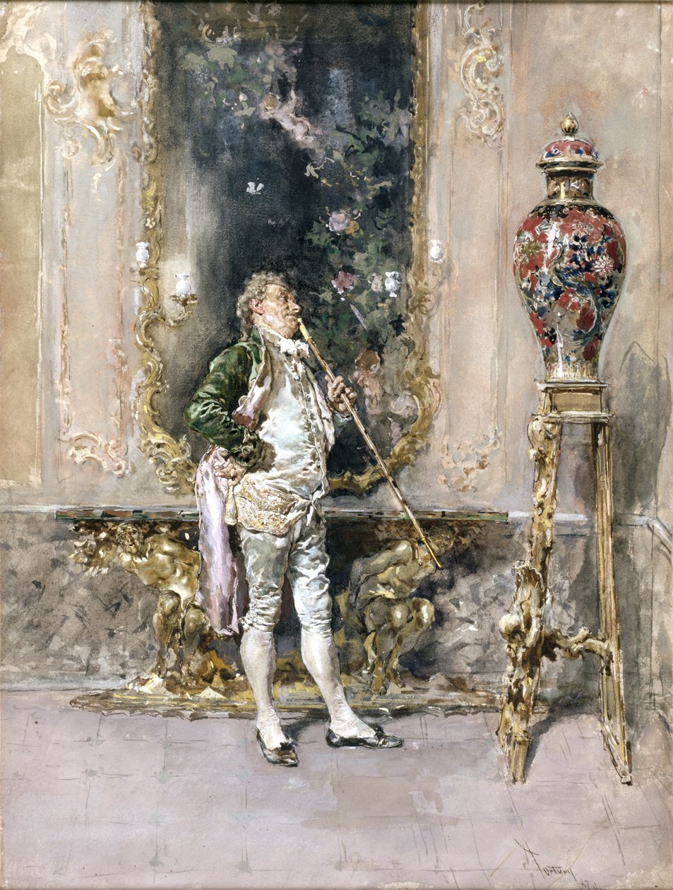 Die Seltene Vase - Mariano Fortuny