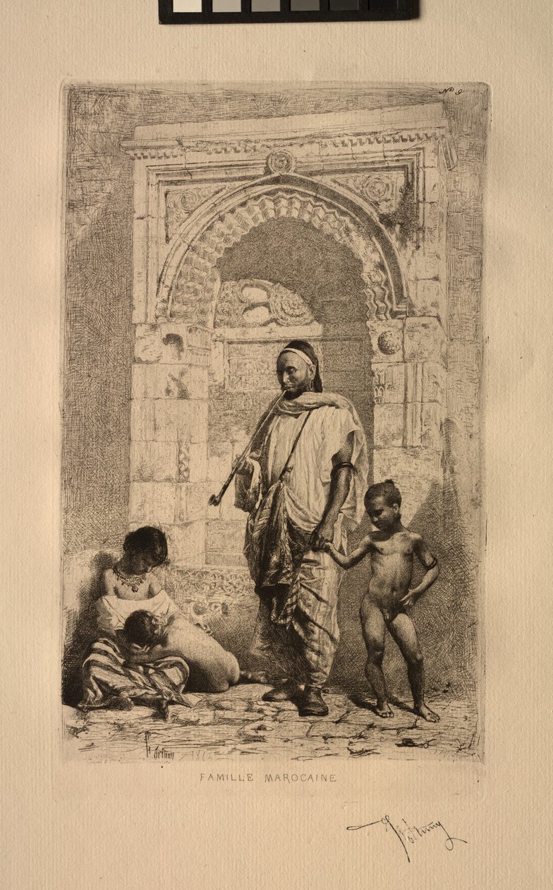 Famille marocaine, 1862 - Mariano José María Bernardo Fortuny y Carbó
