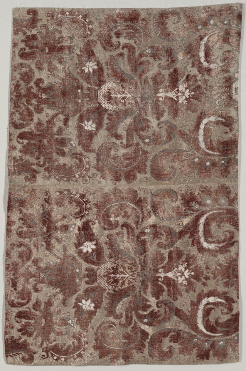 Deux panneaux joints de "Velours peint Fortuny" - Mariano Fortuny y Madrazo