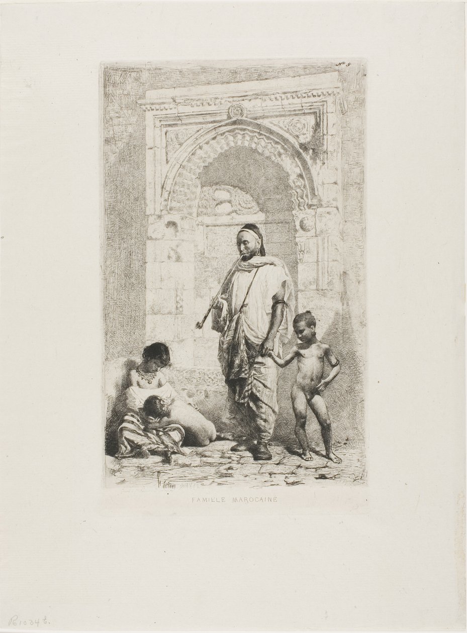 Famille marocaine - Mariano Fortuny y Marsal