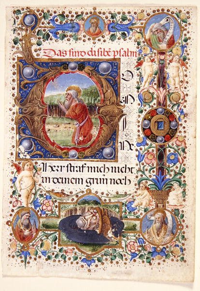 Ms. 11-2001 : Feuille unique d