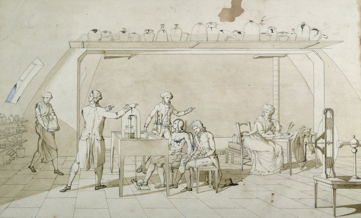 Antoine Lavoisier et ses expériences sur la respiration - Marie Anne Pierrette Lavoisier