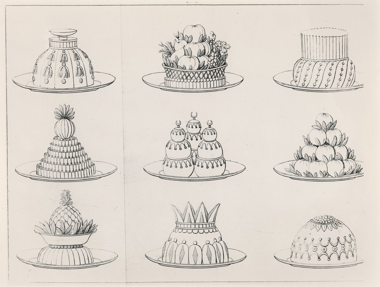 Dessins par Antoine Carême - Marie Antoine Careme