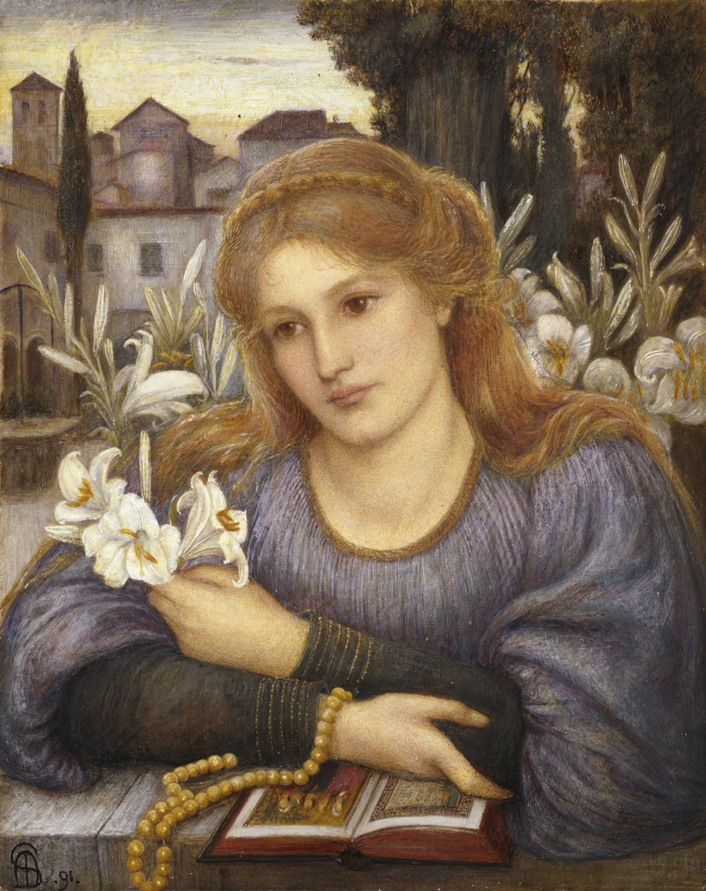Lys du cloître, 1891 - Marie Spartali Stillman