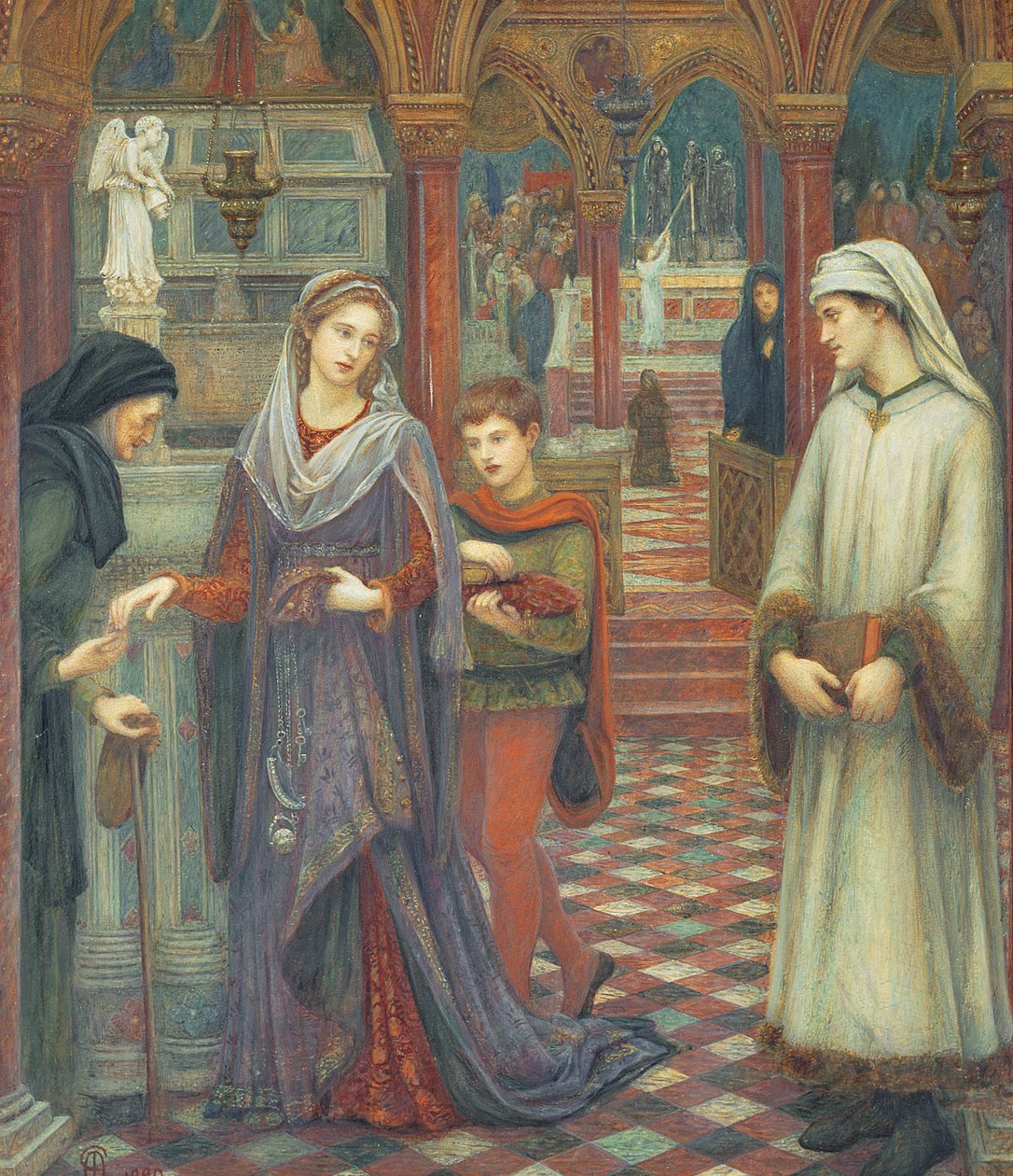 Dante et Béatrice, 1880 - Marie Spartali Stillman