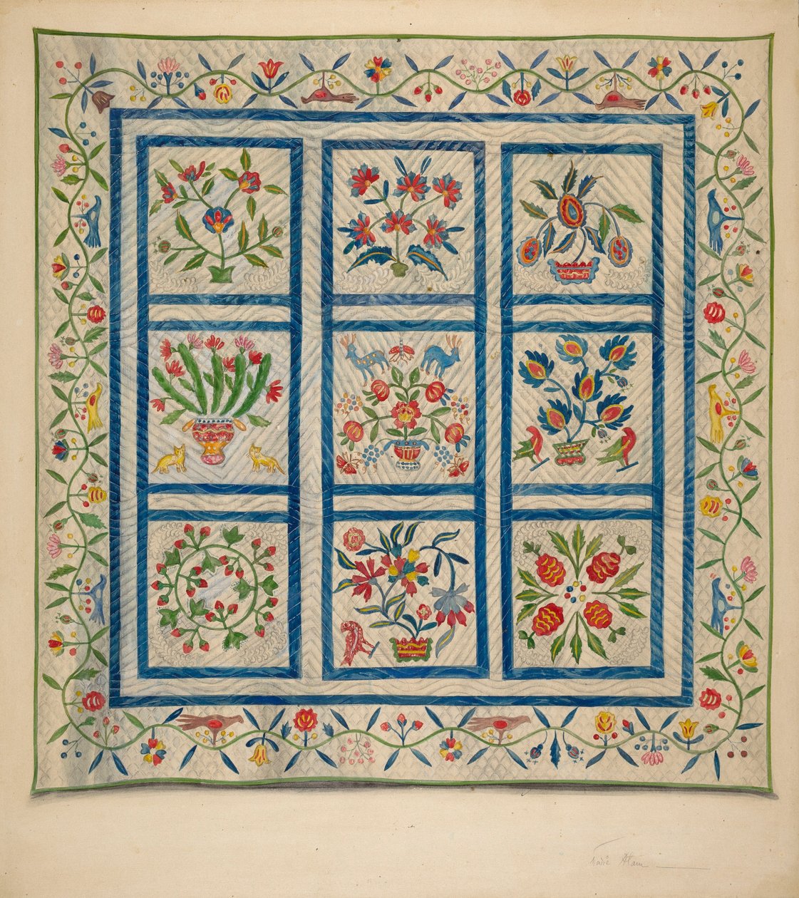 Couette, vers 1937 - Marie Alain