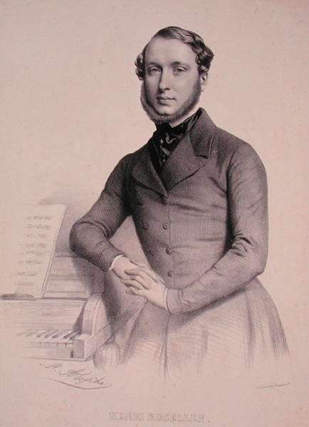 Portrait de Henri Rosellen (1811-76) - Marie Alexandre (after) Alophe