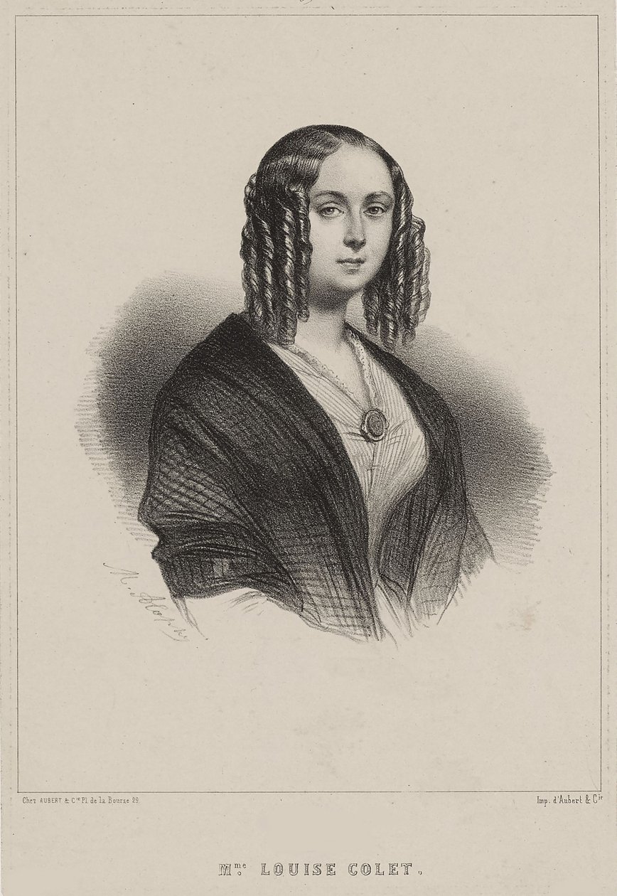 Louise Colet, 1843 - Marie Alexandre Menut Alophe