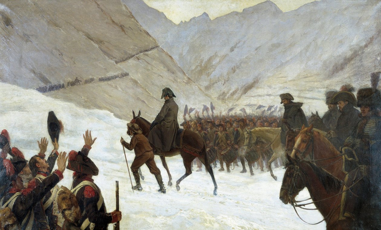 Le passage du Grand-Saint-Bernard, 20 mai - Marie Felix Edmond de Boislecomte