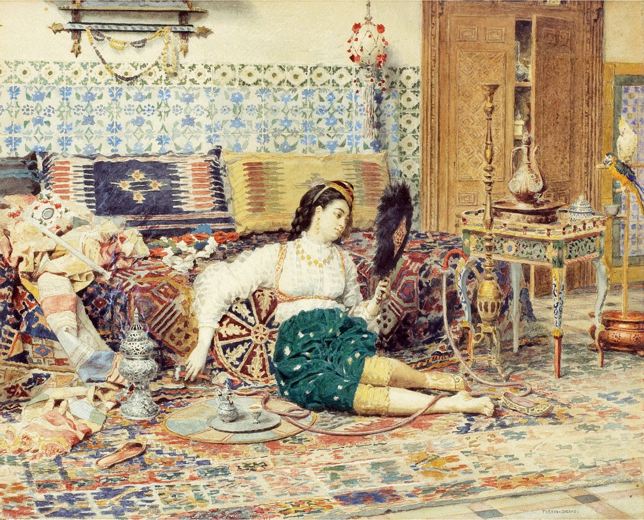 La belle orientale - Marie Francois Firmin Girard