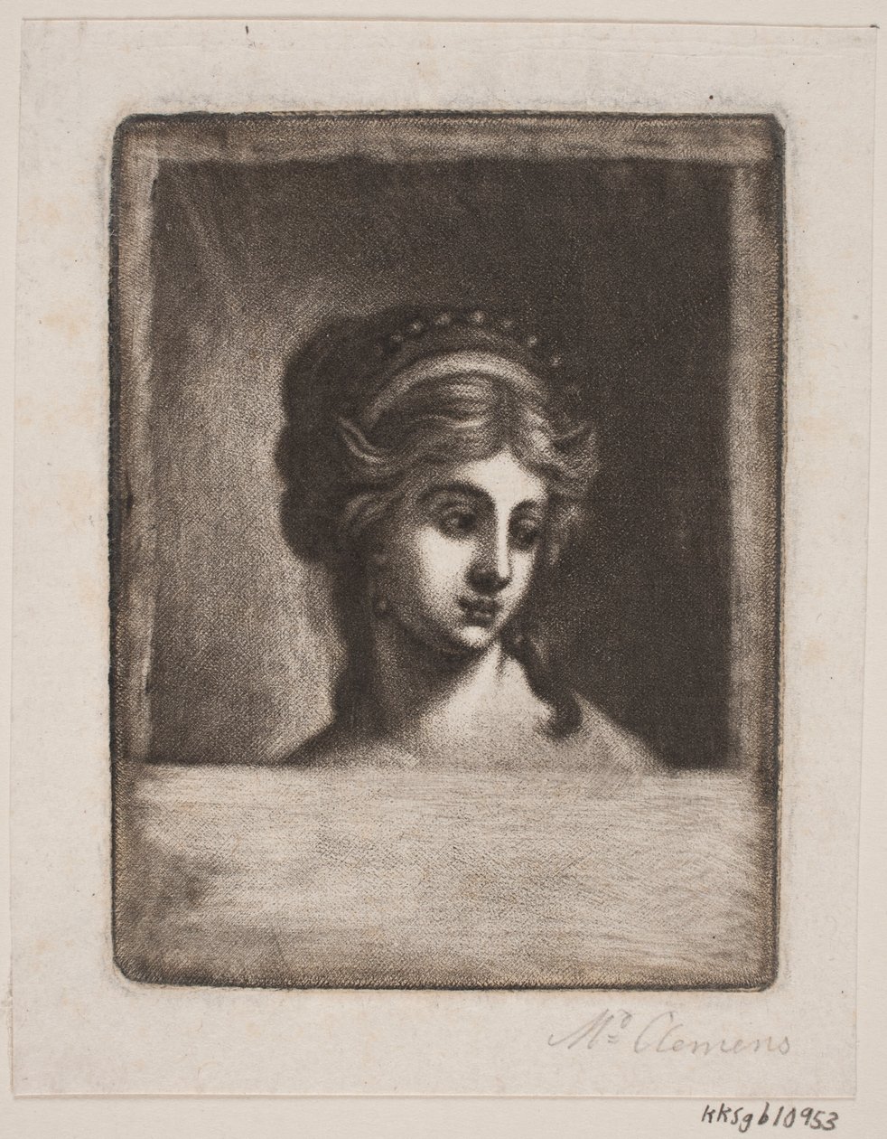 Tête de femme - Marie Jeanne Clemens