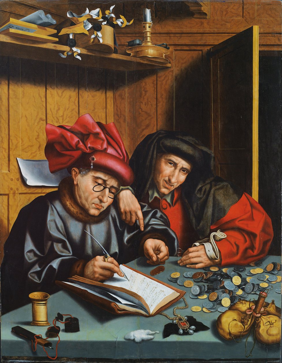 Les changeurs de monnaie - Marinus van Reymerswaele