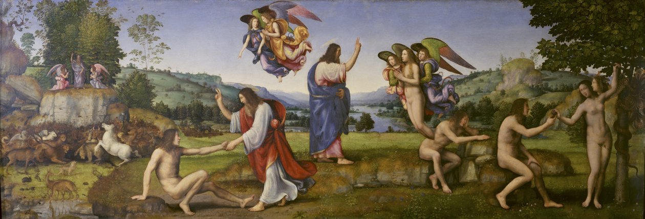 La Création, la Tentation et la Chute - Mariotto Albertinelli