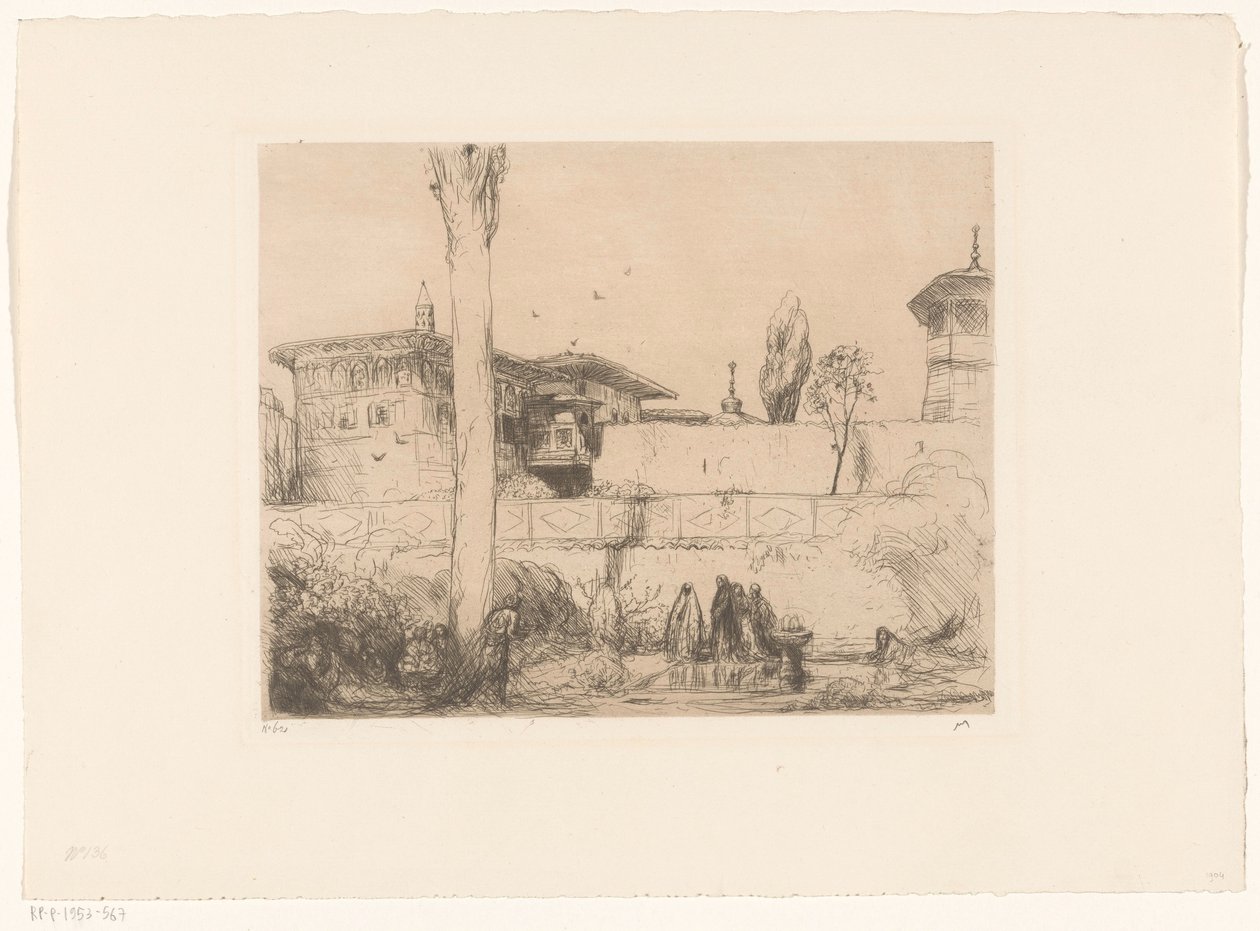 Palais de Bachi-Seraï en Crimée - Marius Bauer (signed by artist)