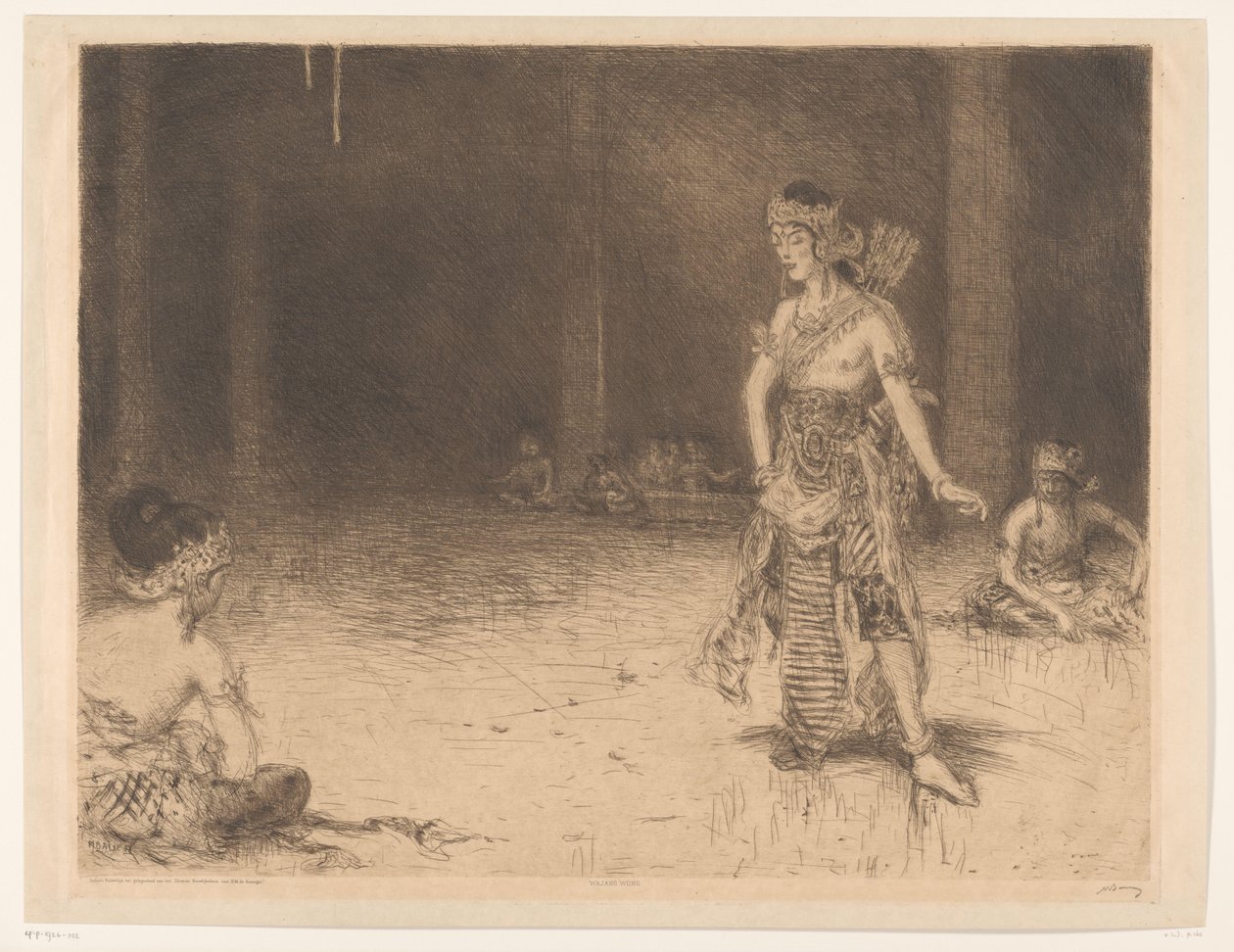 Wajang Wong - Marius Bauer (signed by artist)