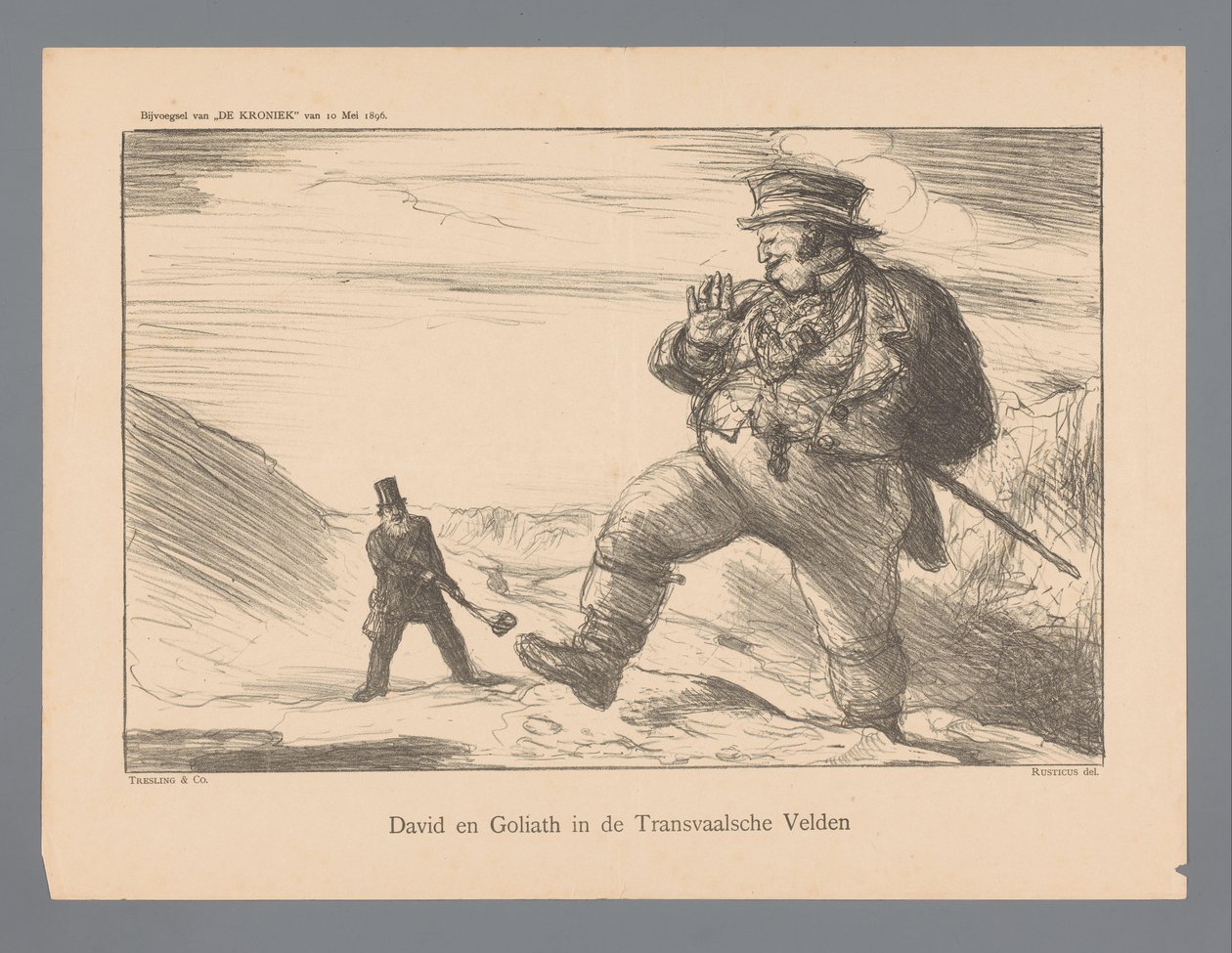 David et Goliath dans les champs du Transvaal - Marius Bauer