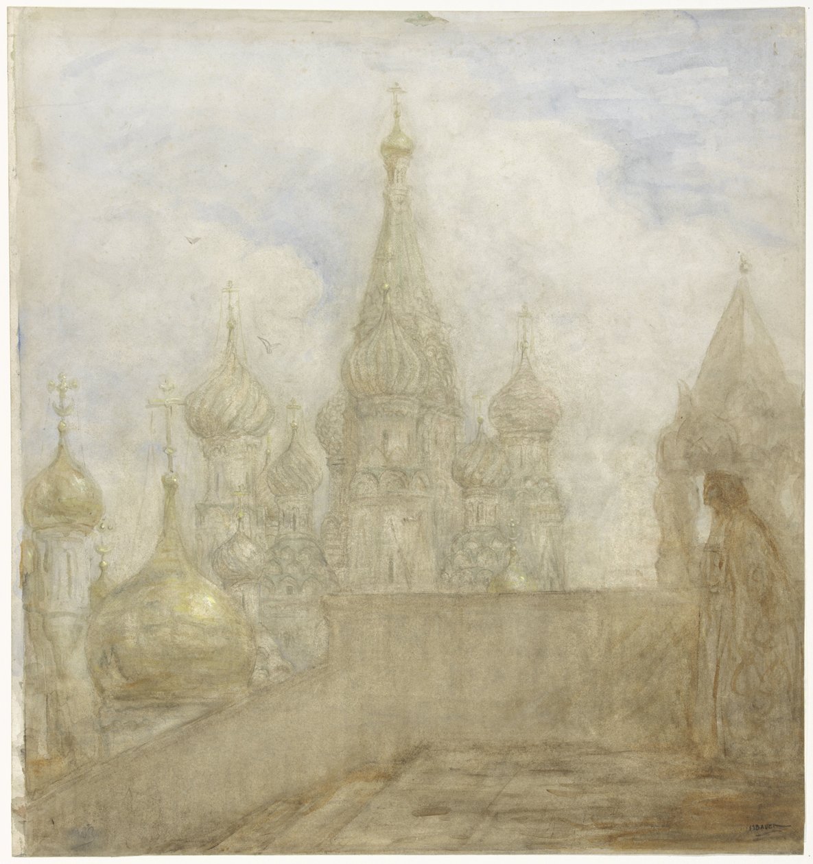 La cathédrale Saint-Basile à Moscou - Marius Bauer
