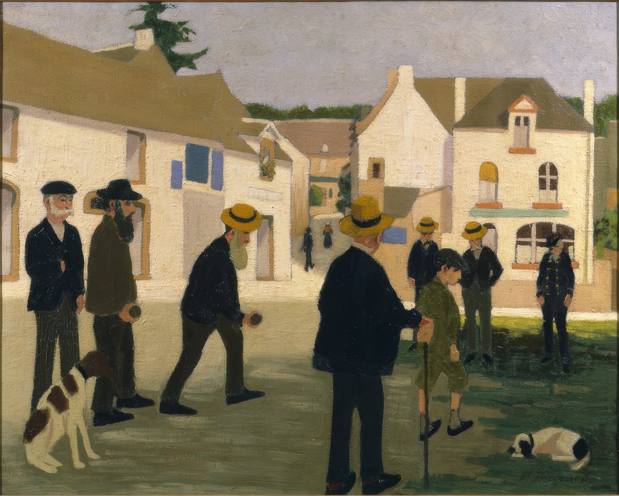 Le jeu de boules - Marius Borgeaud