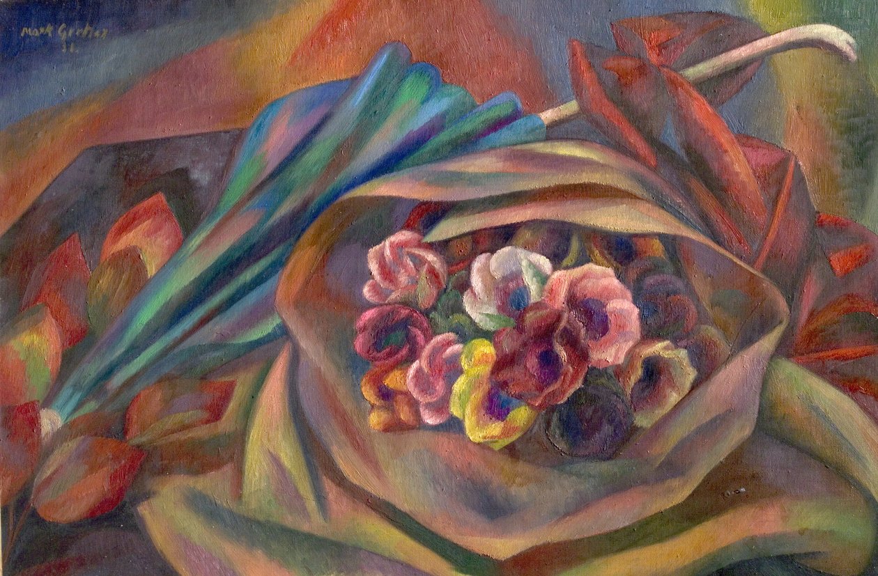 Bouquet et ombrelle - Mark Gertler