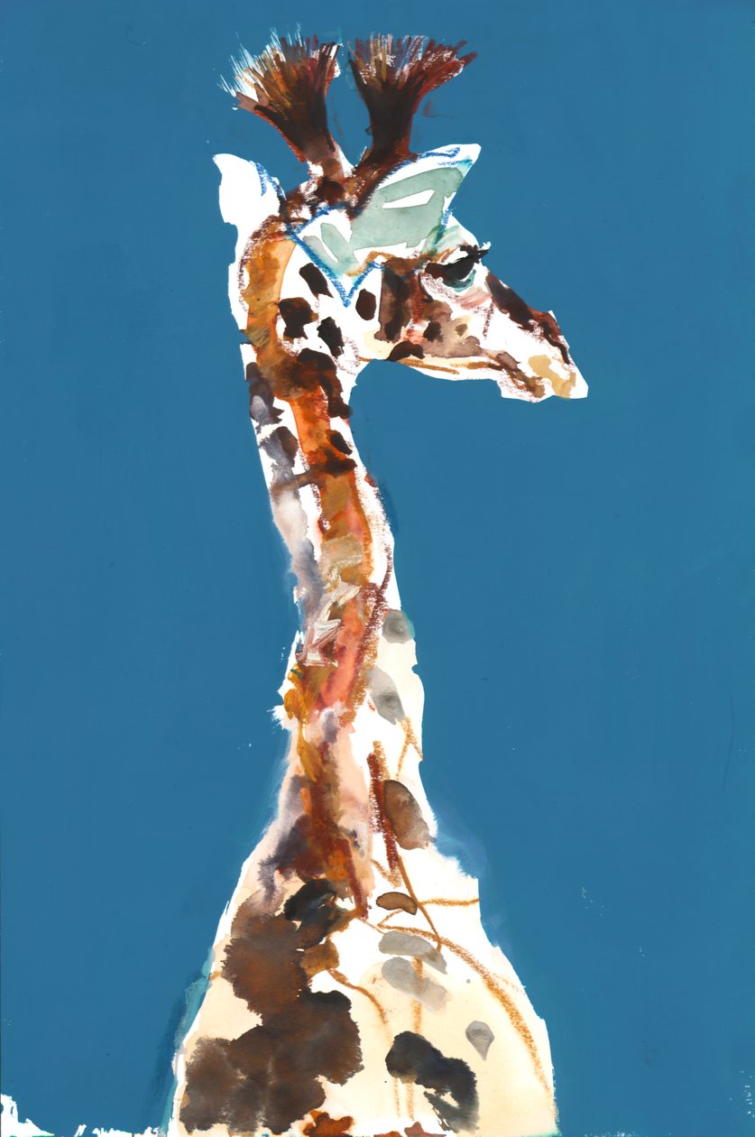 Bébé girafe Masai, 2018 - Mark Adlington