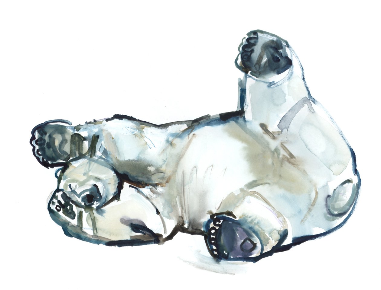 Frottement de neige (Ours polaire), 2013 - Mark Adlington