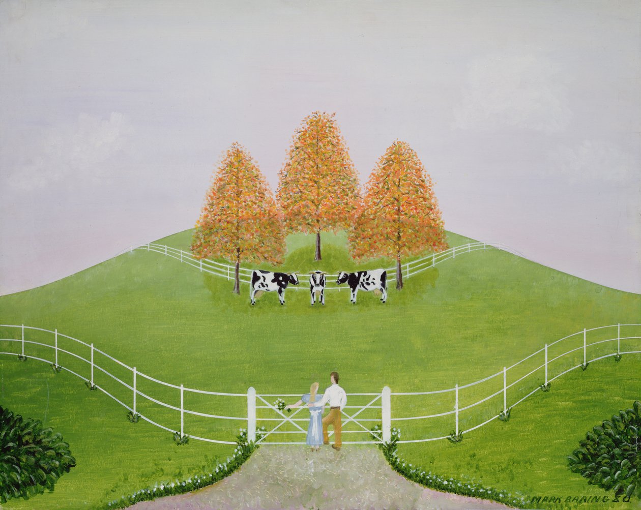 Un paysage pastoral - Mark Baring