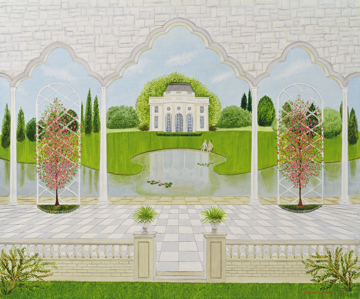 Le Chateau Rose | Mark Baring | Estampe d'art