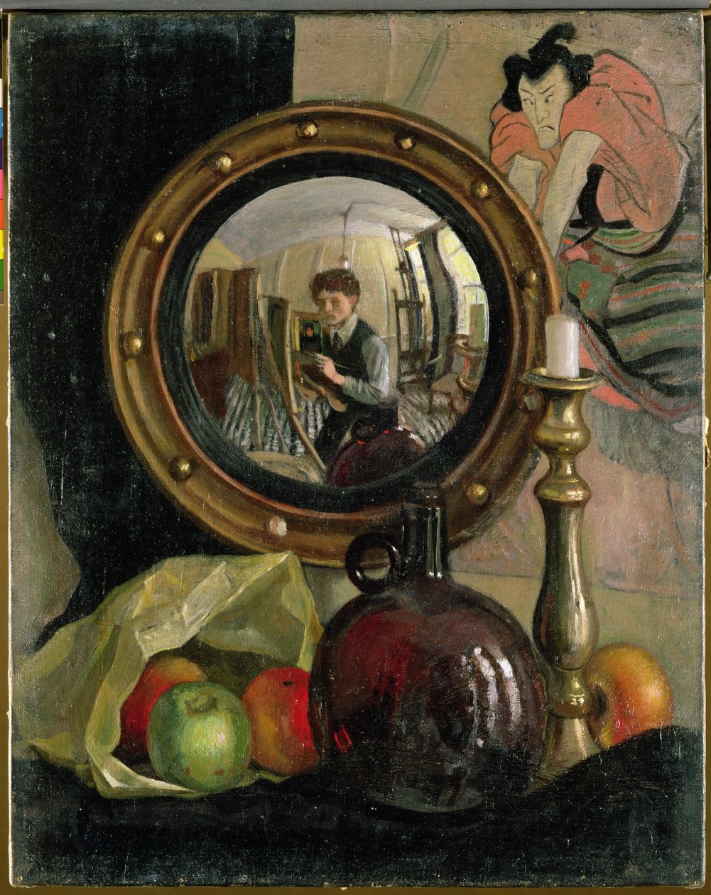 Nature morte avec autoportrait - Mark Gertler