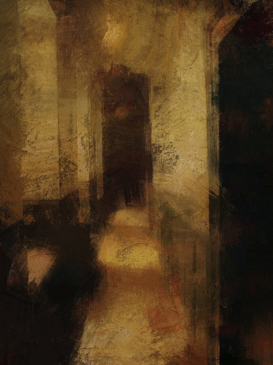 un couloir du château d