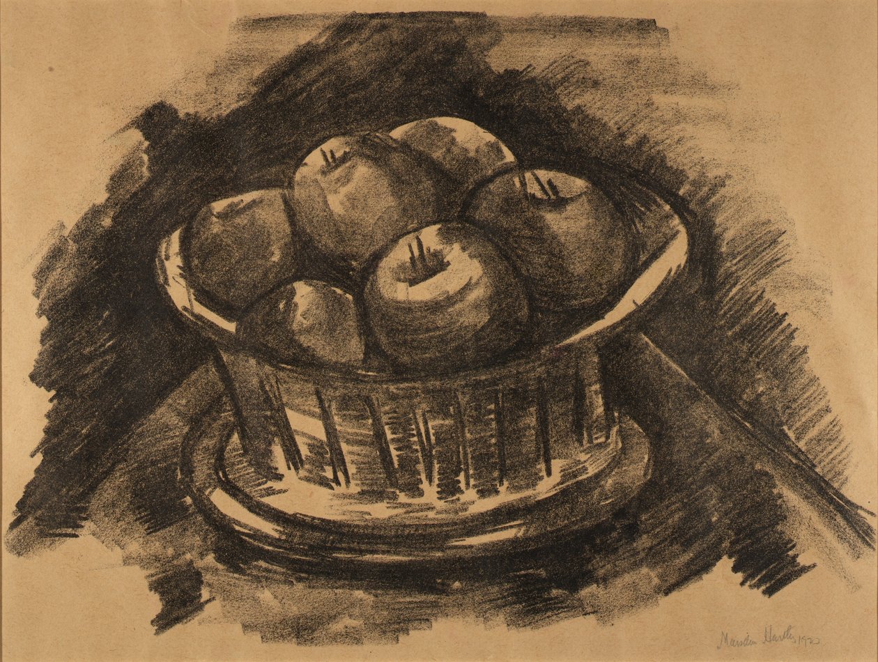 Äpfel im Korb - Marsden Hartley