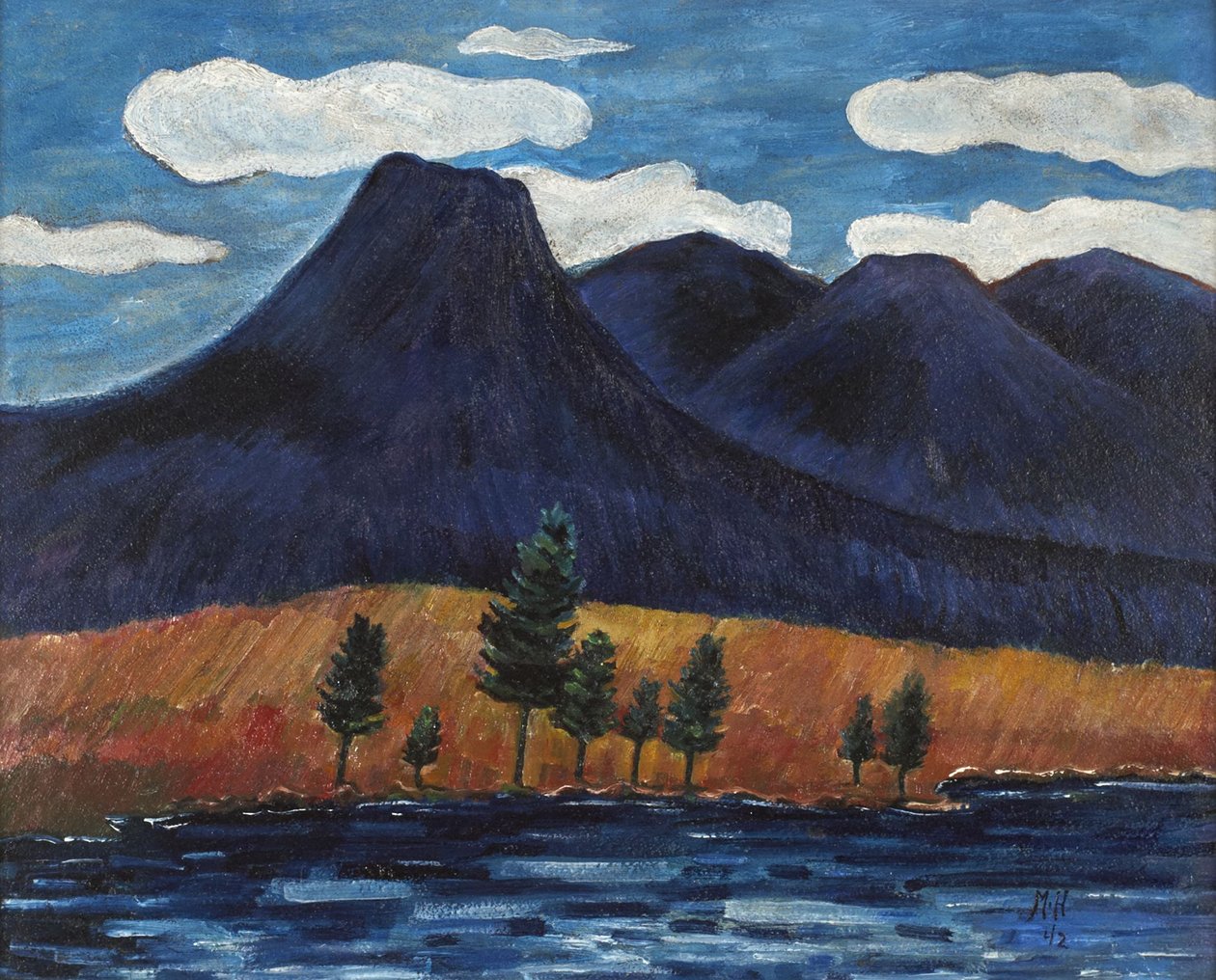 Paysage bleu - Marsden Hartley