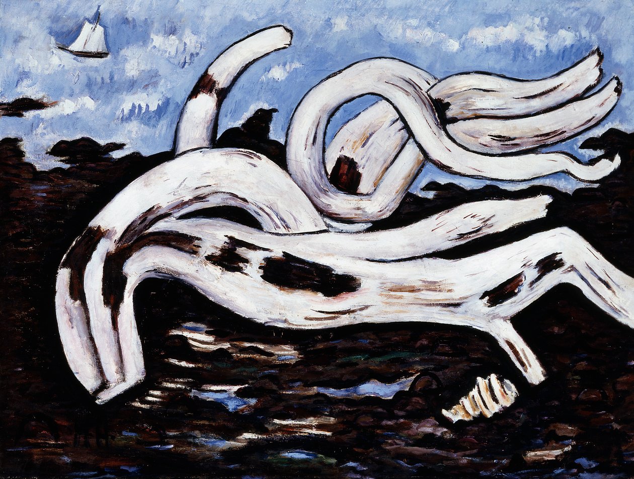 Bois flotté sur le Bagaduce - Marsden Hartley