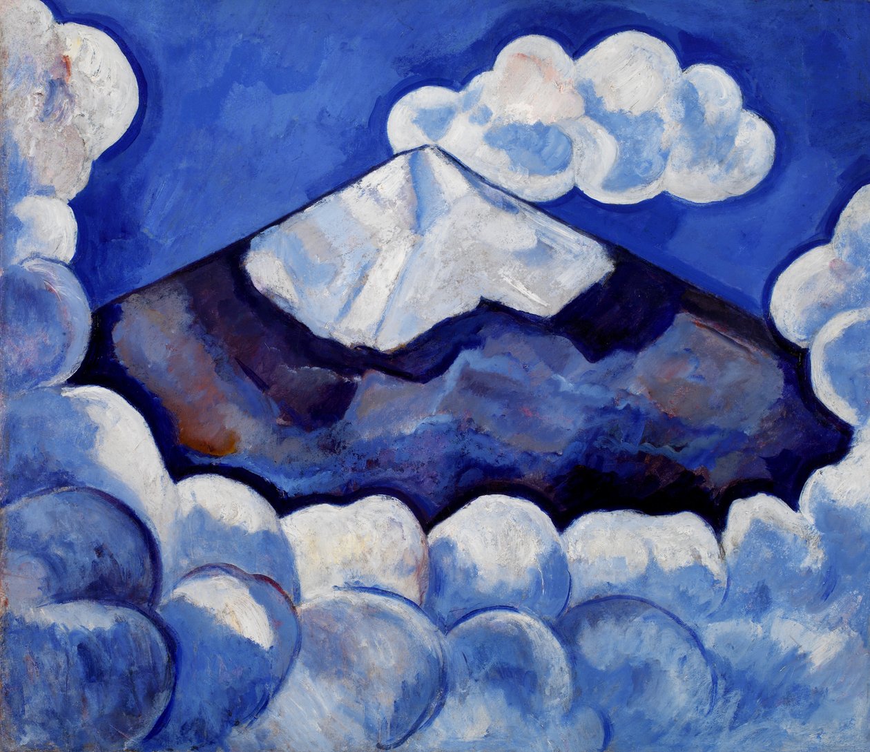 Popocatépetl, matin animé - Mexique - Marsden Hartley