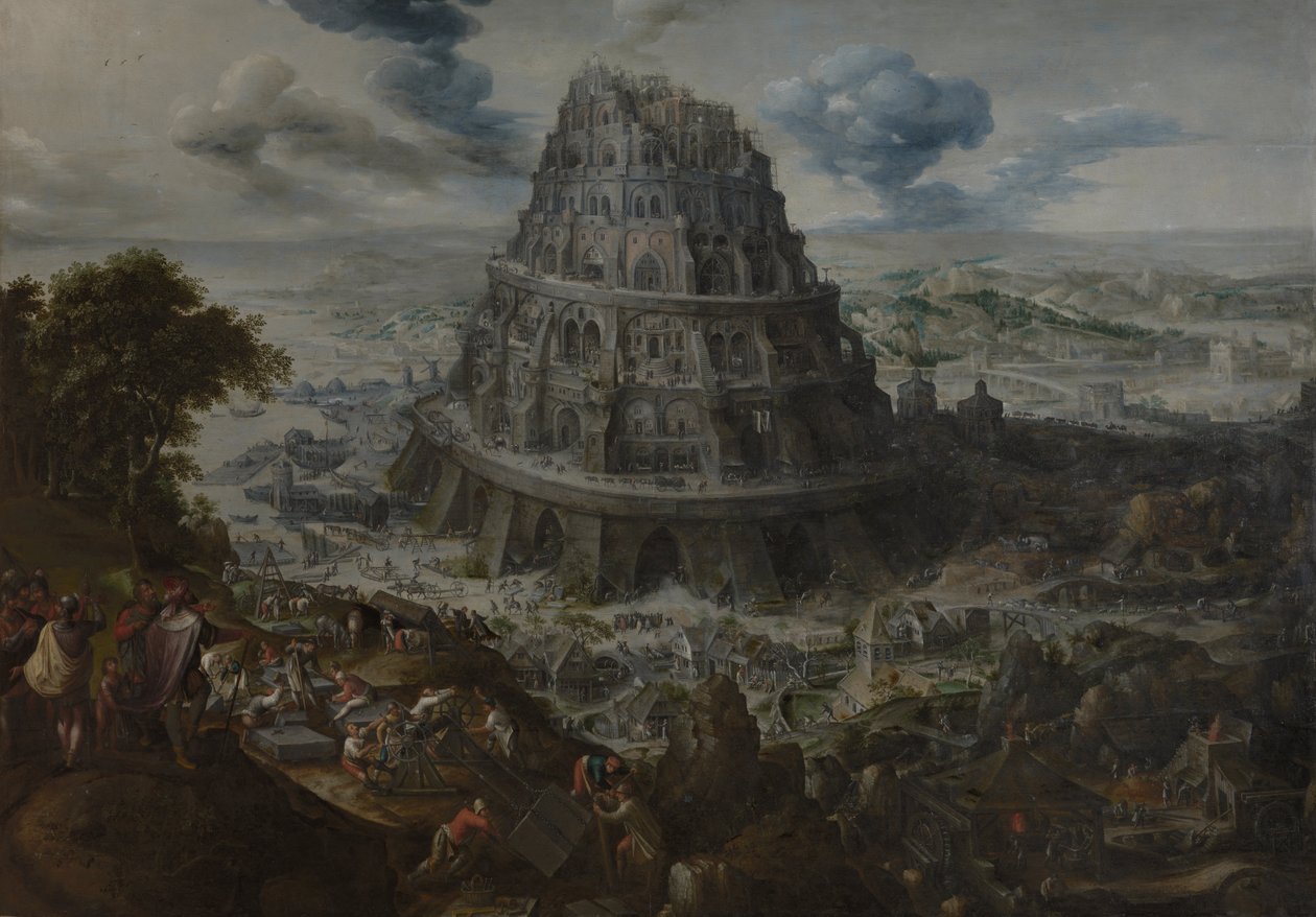 La Tour de Babel - Marten Valckenborch  the van Elder