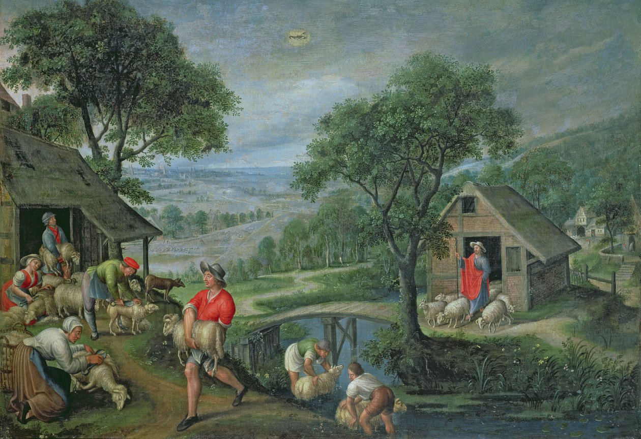 Parabole du Bon Pasteur, c.1580-90 - Marten Valckenborch  the van Elder