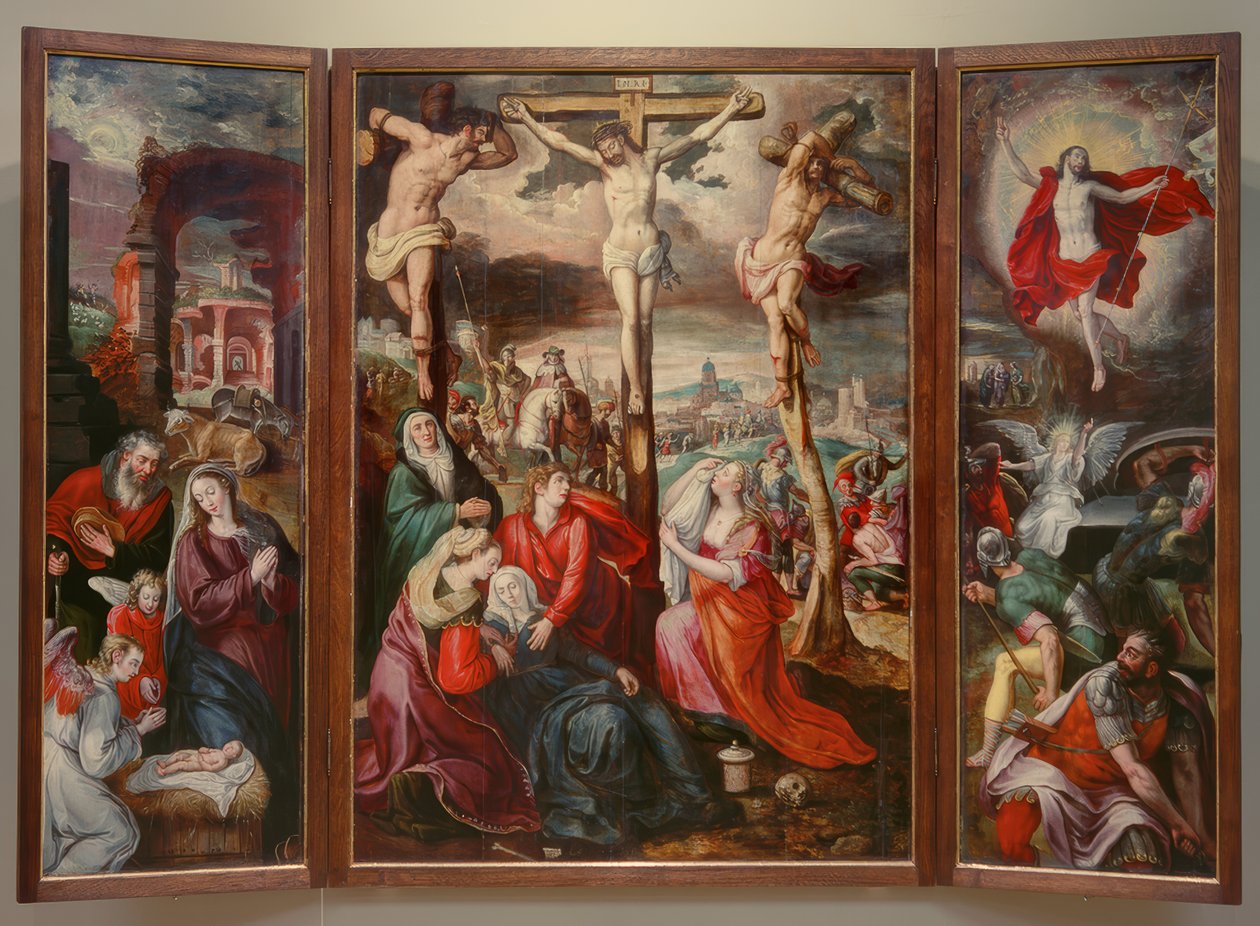 Crucifixion - Naissance du Christ - Résurrection du Christ - Marten de Vos