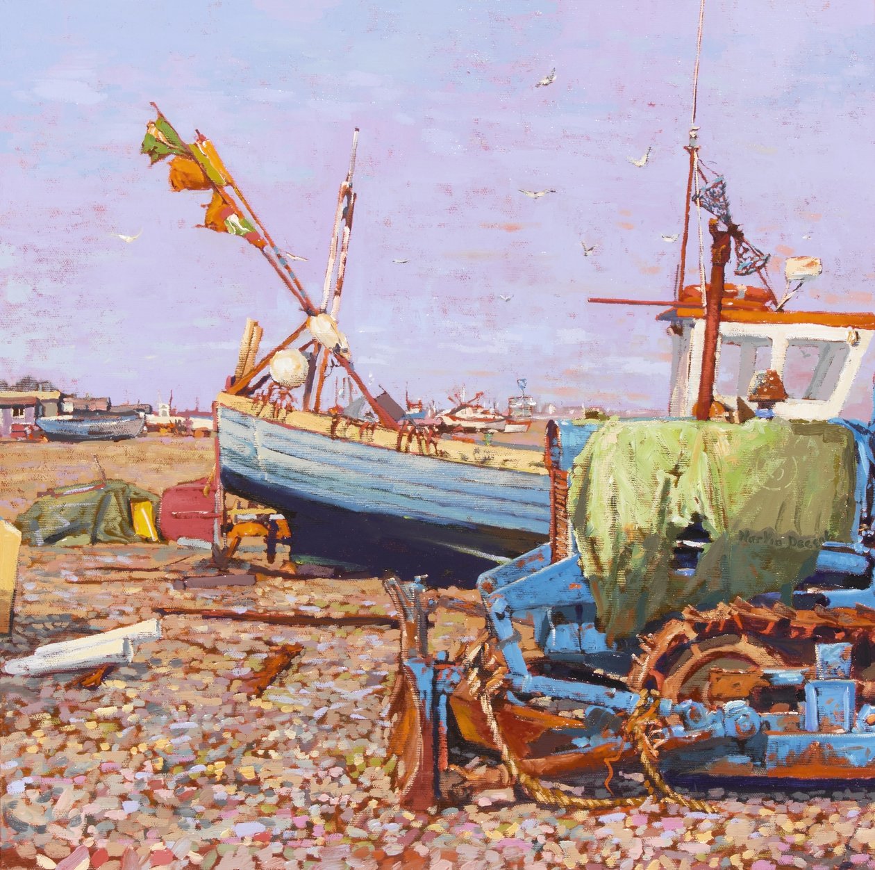 Jour bleu clair (plage d