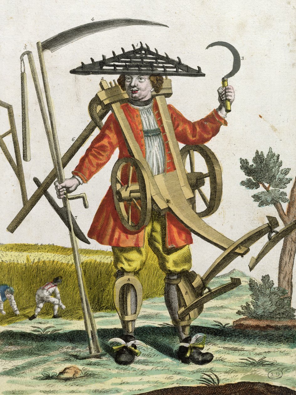 Un paysan, 1735 - Martin Engelbrecht